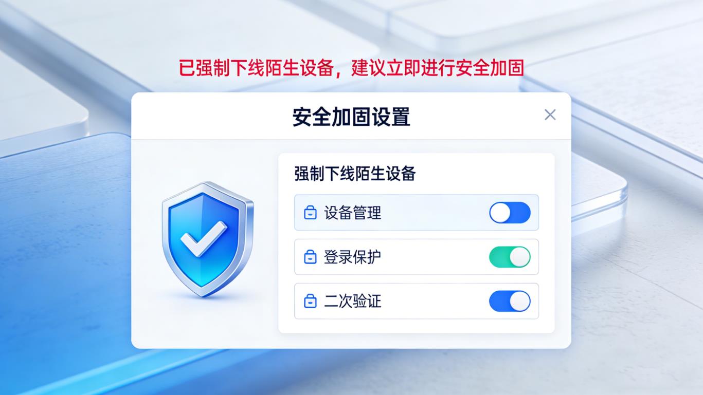 SafeW 陌生设备登录检测与强制下线操作指南 2026插图2